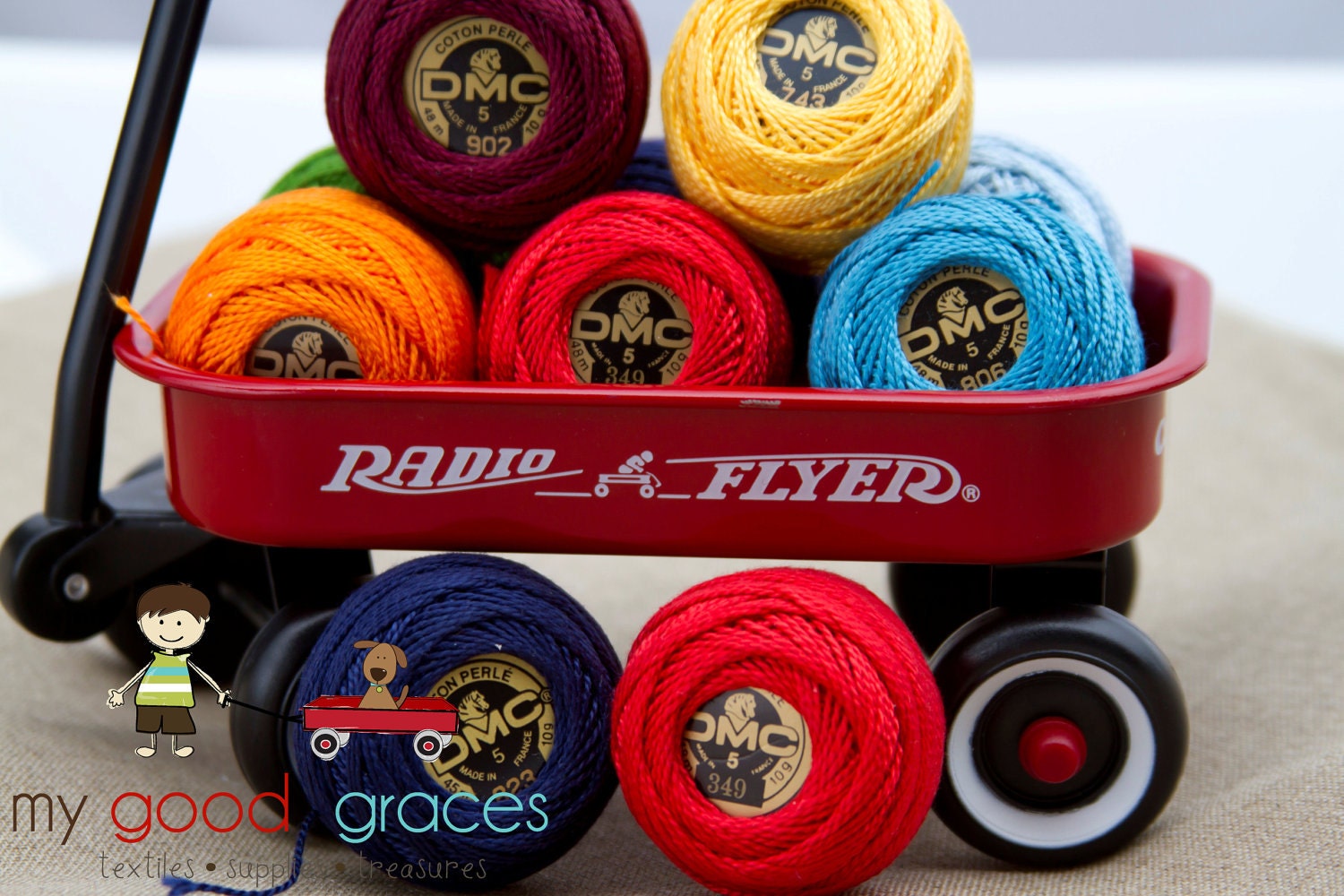 DMC Pearl Cotton Balls - Size 8 - Choose Your Colors