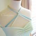 Jersey Dress Ombre Blue Light Green Yellow