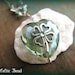 Gorgeous Celtic Irish Green Large Crystal Heart and Silver Shamrock Necklace