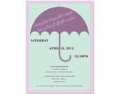 Umbrella Bridal Shower Invitation - Printable Shower Invite - Custom Wedding Shower Invitation - 5x7 OR 4x6 DIY Printable Il_170x135