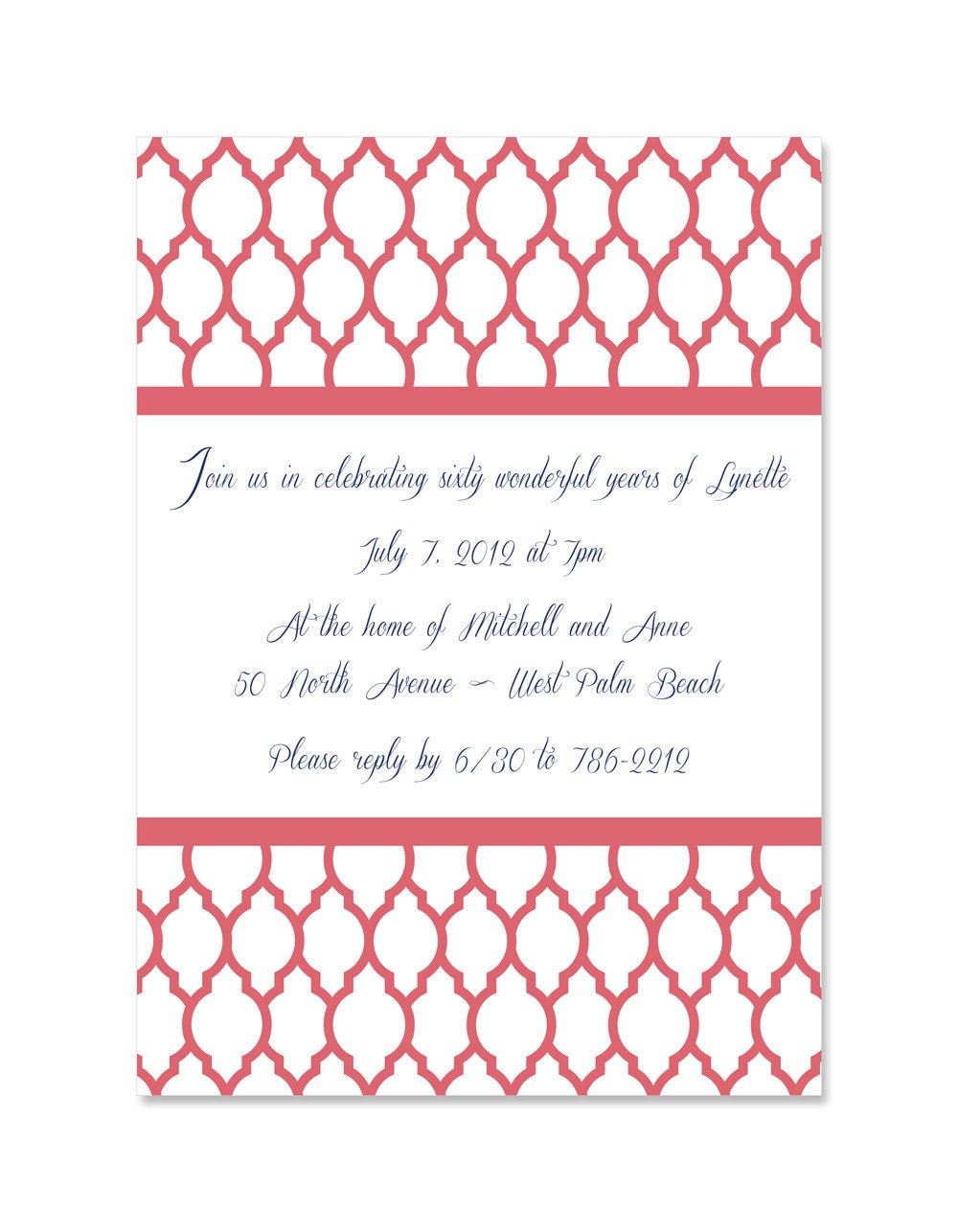Moroccan Party Invitation - Printable Party Invite - Adult Birthday Party Invitation - Custom Invite -5x7 OR 4x6 DIY Printable Il_170x135