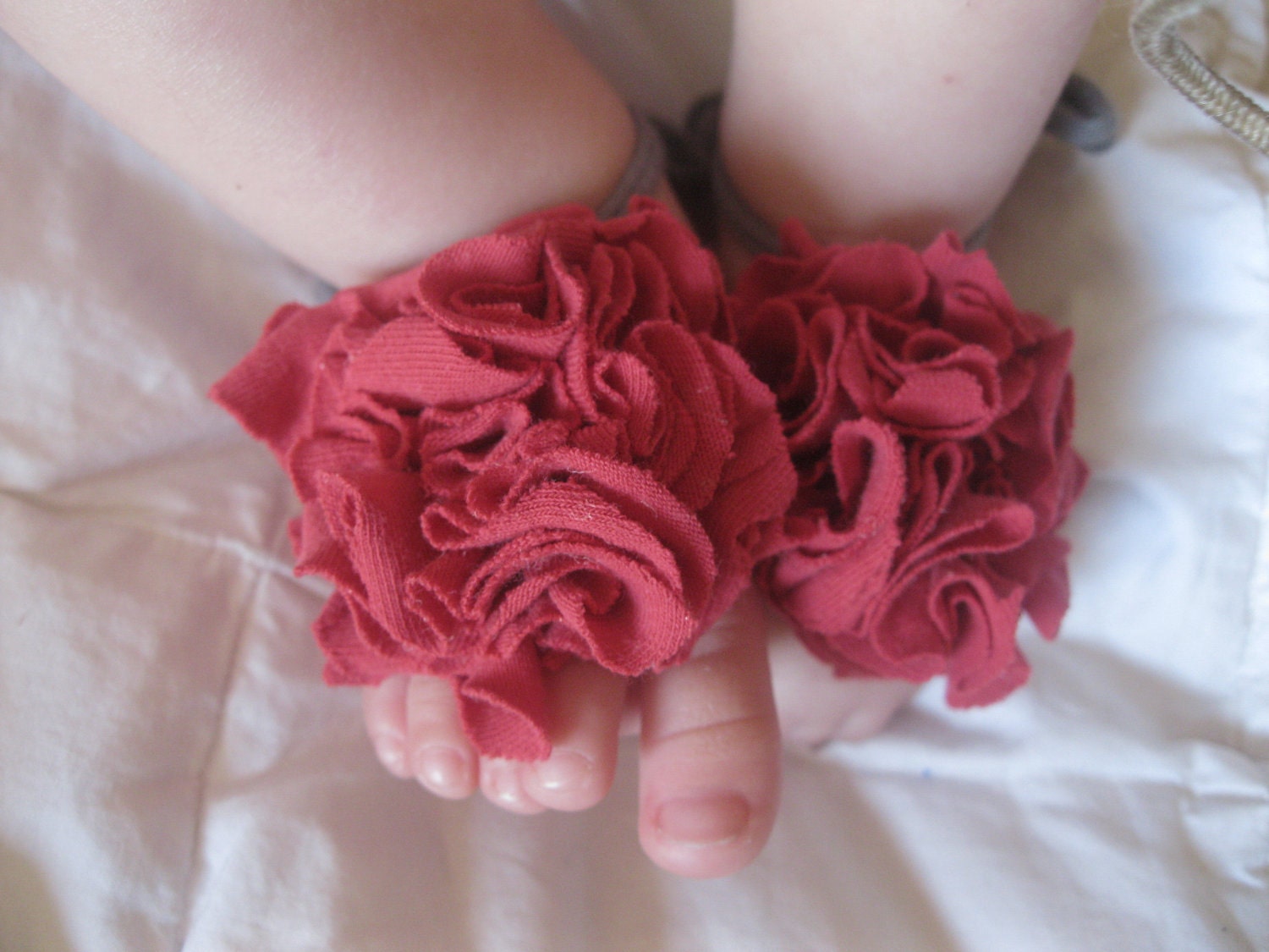 Baby Barefoot Sandals by Shop77 on Etsy