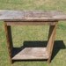 Barnwood Table, Barnwood entry table, barnwood sofa table, rustic table, reclaimed wood