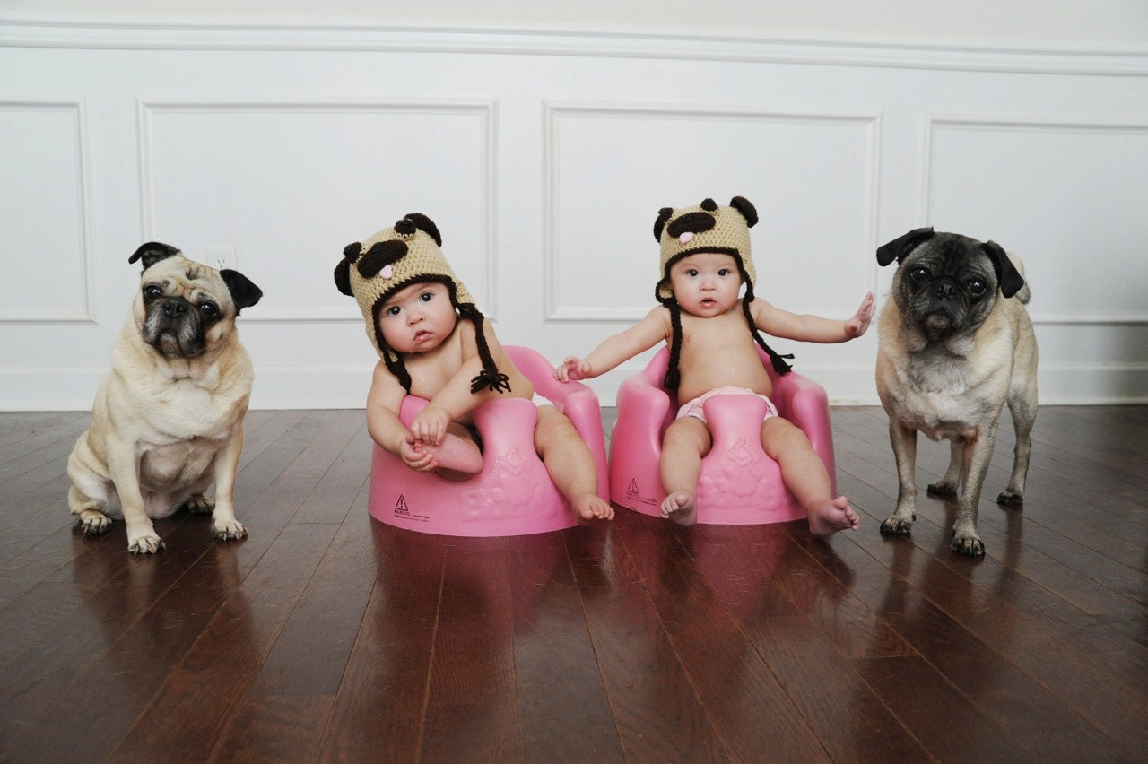 Pug Hat - Infant/Toddler Size