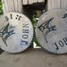 Two Blue Bird Dishes