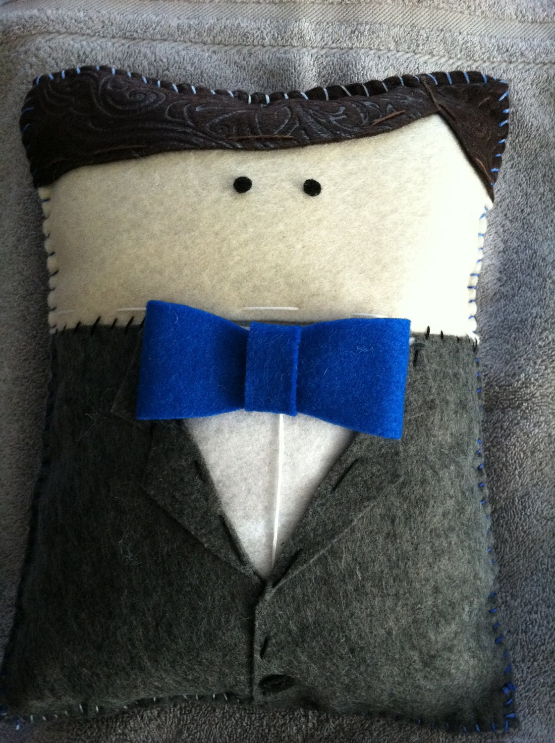 Jay Pierpont Finch Felt Pillow