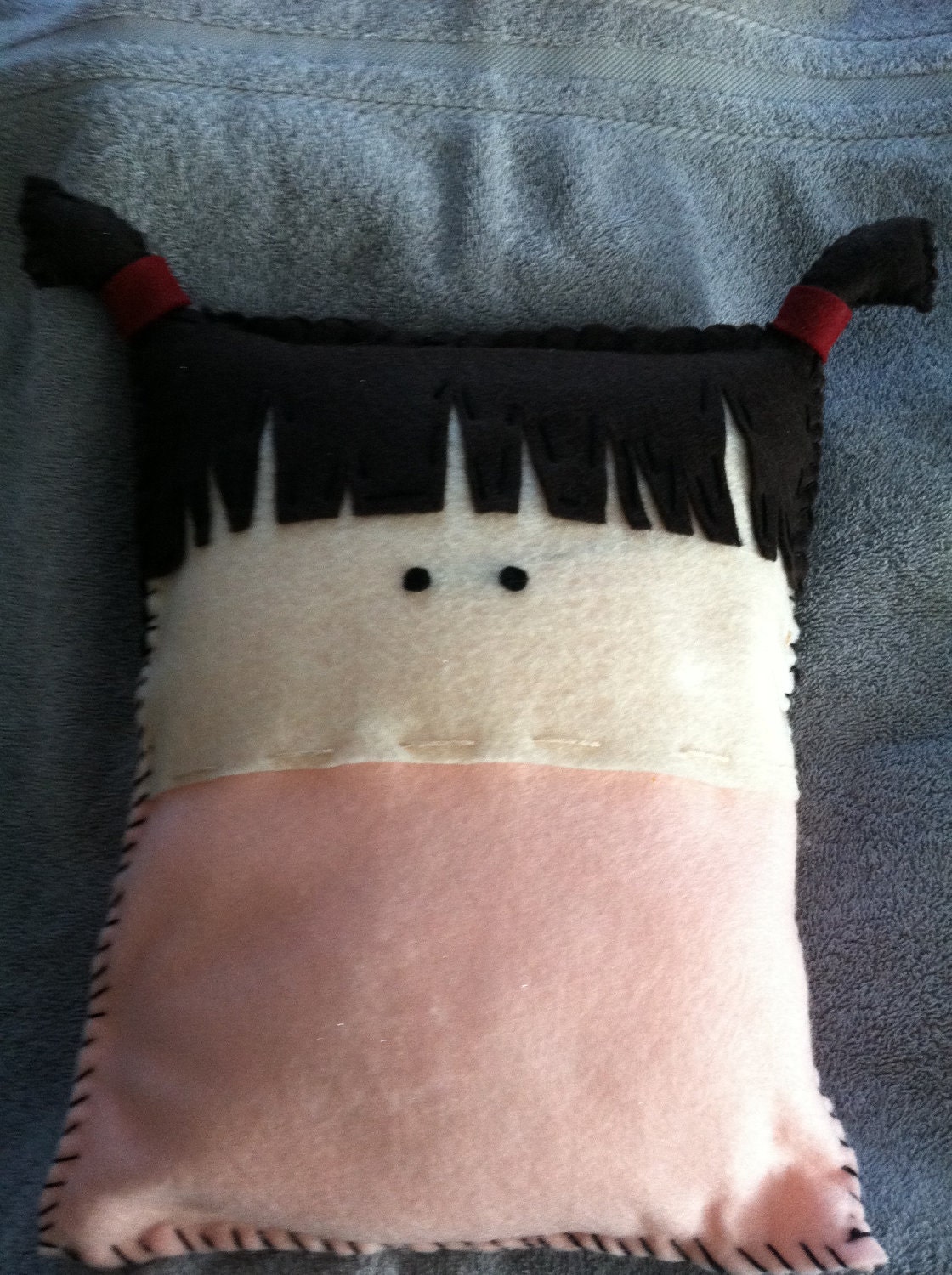 Boo Felt Pillows, a 2 Pillow Set