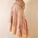 Alternative wedding dress Bohemian wedding dress Babydoll dress Pink wedding dress Shabby chic Short wedding dress Backless wedding dress