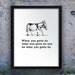 When You Gotta Do What You Gotta Do - donkey, burro, equine, stubborn and determined - digital print of original art with pithy phrase