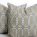 ONE - 16 x 16 Grey and Yellow Geometric Pillow Cover - Premier Prints