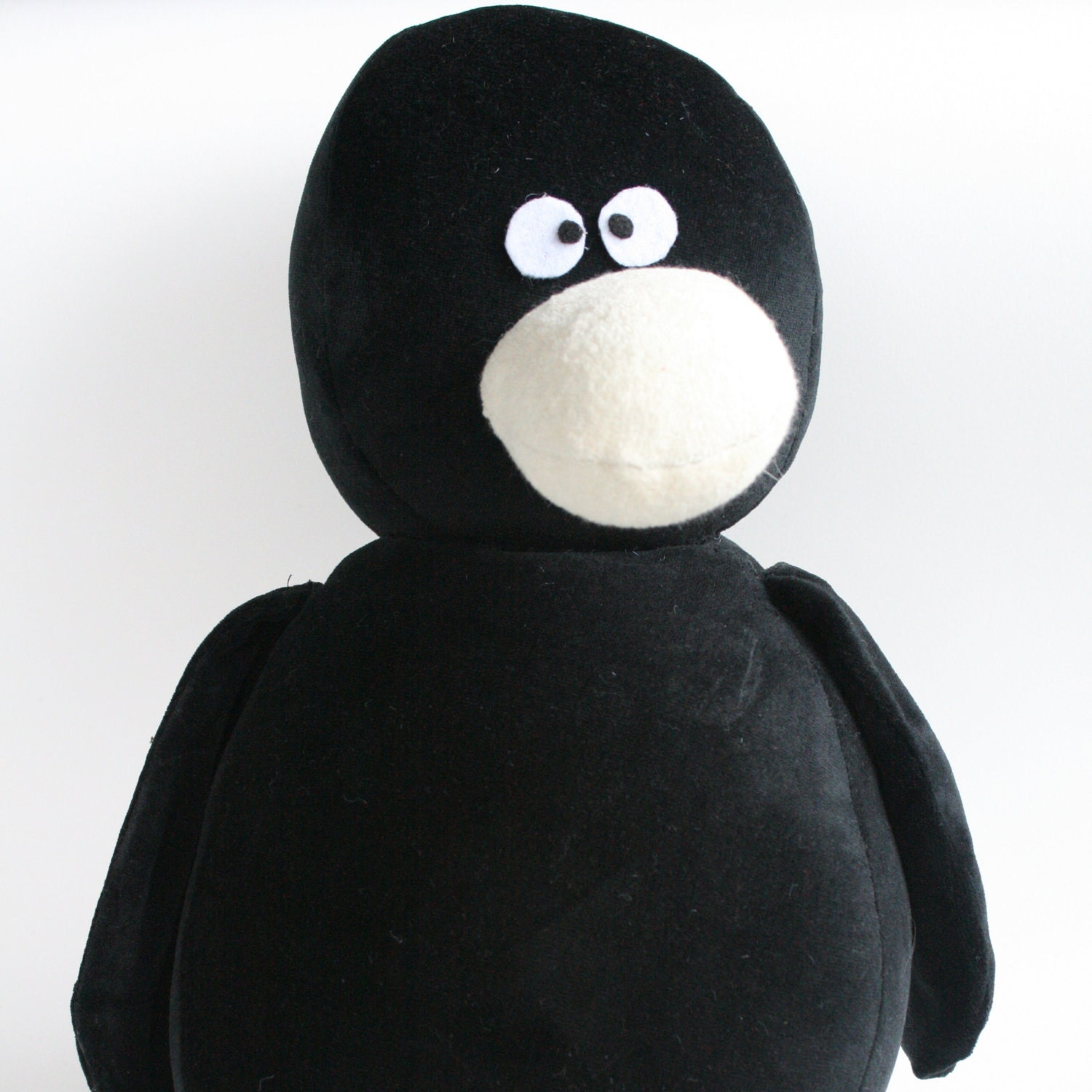 Plush Black Penguin Doll Kids Toy Cute