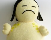 Plush Yellow Monster Doll Kids Toy Cute Claradolly