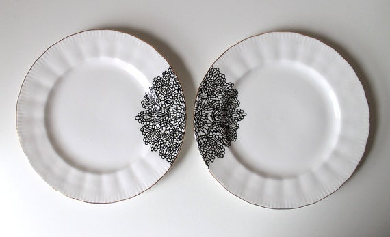 Lace plates