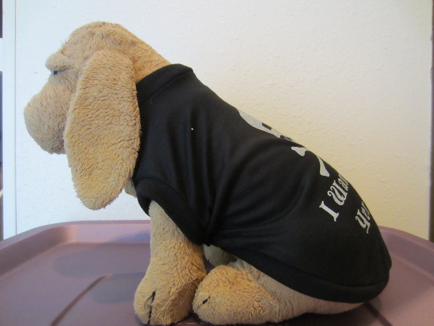 I Wanna Sniff Yer Booty Dog Shirt Size Small