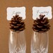 Rustic Place Cards, Wedding 10 Woodland Seating holder Table Rustic Country Theme Favor Autumn Fall Winter Christmas Brown Wood Masculine