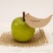 Apple Escort Cards, Country Wedding Guest Name Place Cards for your Wedding Table Decoration, Barn, Rustic, Farm, Green