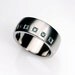 Turquoise diamond, Ring, Titanium, Wedding band, Diamond wedding band, Titanium wedding, Teal diamond, Unique, promise, commitment