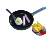Felt food breakfast Felt  bread egg sausages tomato Play food Pretend play