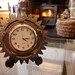 Silver gear office desk bedside clock made from a Honda F1 car part - Guys gift
