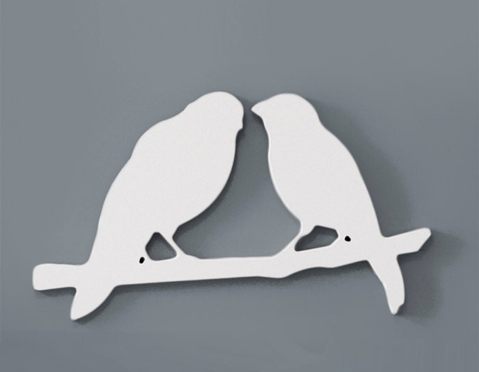 Lovebirds - White