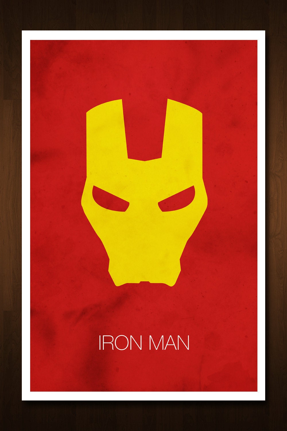 Iron Man Avenger Art Print - Poster Inspired by Comic Book and Film 'The Avengers' - 11x17