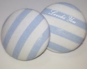 Button Earring- Nautical Baby
