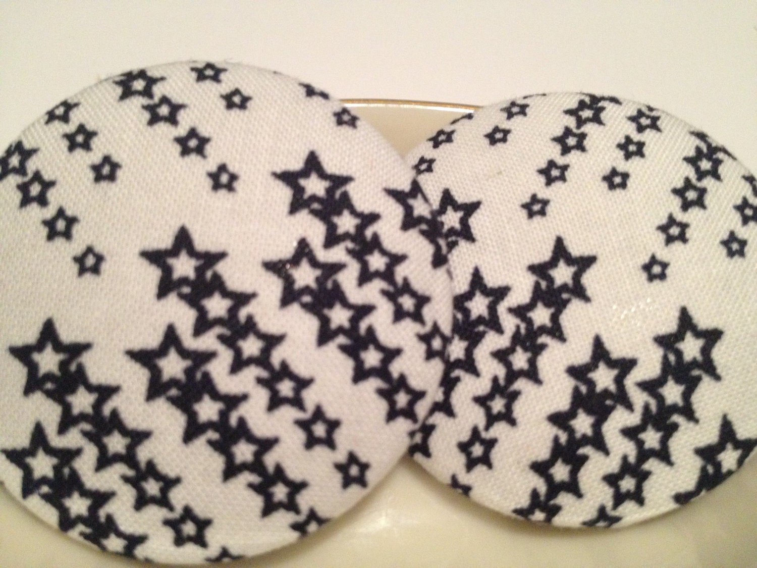 Extra Oversize Button Earring- Shooting Star