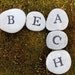 Rock Art Magnets, "Beach," Lake Michigan Stones