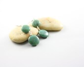 Green Moss Agate Earrings -Gemstone Jewelry -Green Dangle Earrings