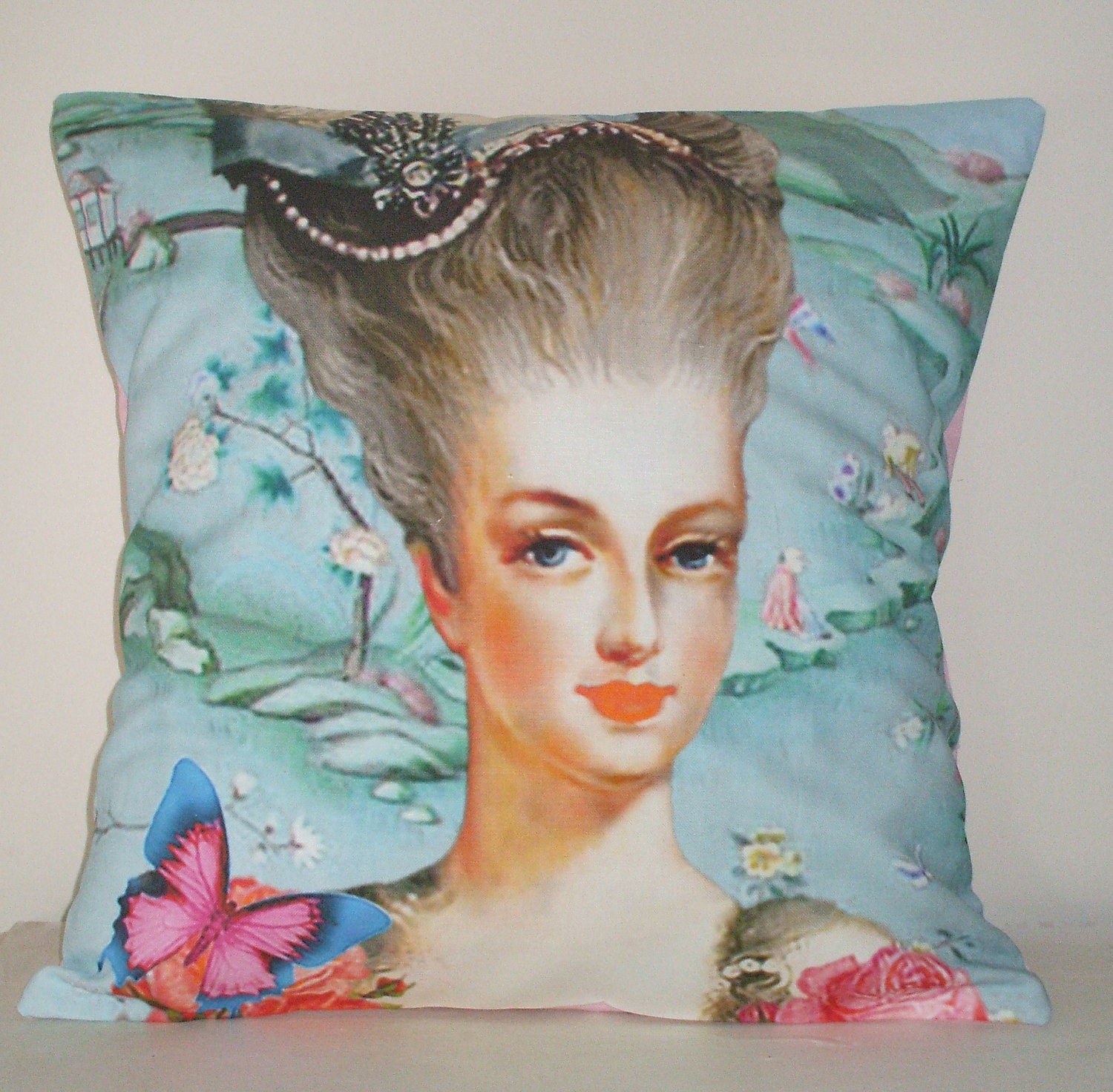 Beautiful Marie Antoinette pillow cushion Shabby chic