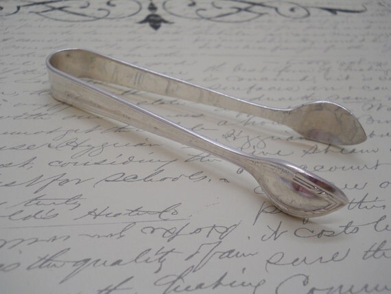 International Silver Co. Silver Plate Sugar Cube Tongs