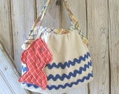 Deep Blue Sea - Girl's Purse PDF Pattern Tutorial  Summer Purse Tote Accessory Easy Sew