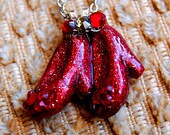Wizard Of Oz Ruby Slippers inspired necklace