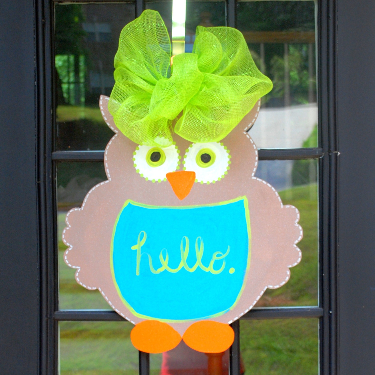 Door Hanger: Owl Door Decoration