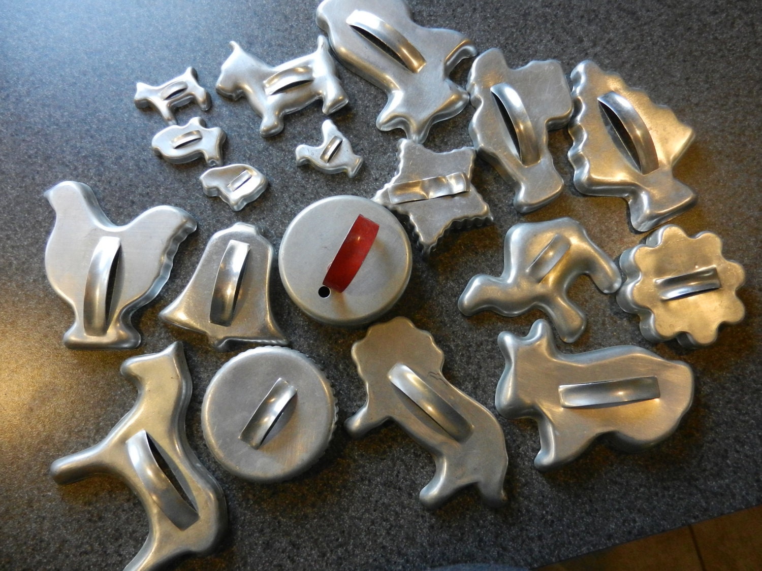 Set of 18 Vintage 1960's Cookie Cutters