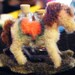 Miniature Fuzzy Rocking Horse for Dollhouse or Shadowbox Vintage