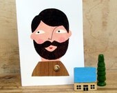 Outdoorsy Dad Card