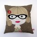 Geek Girl Cushion