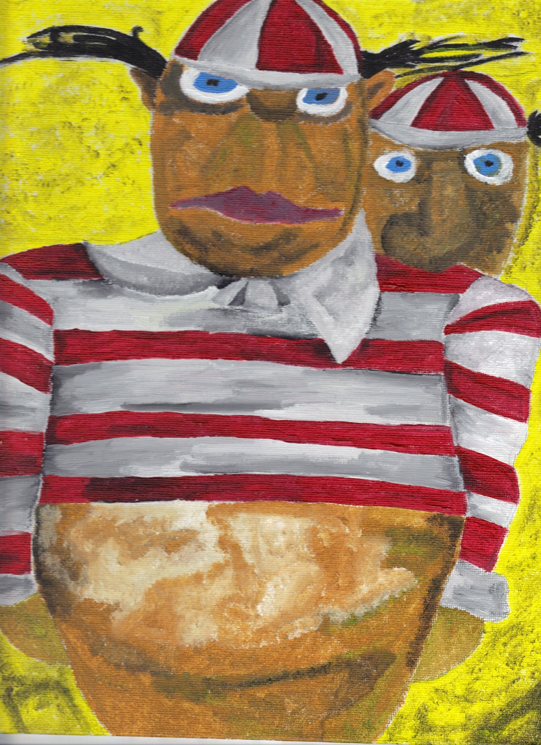 Tweedle Dee and Tweedle Dum - Original Painting
