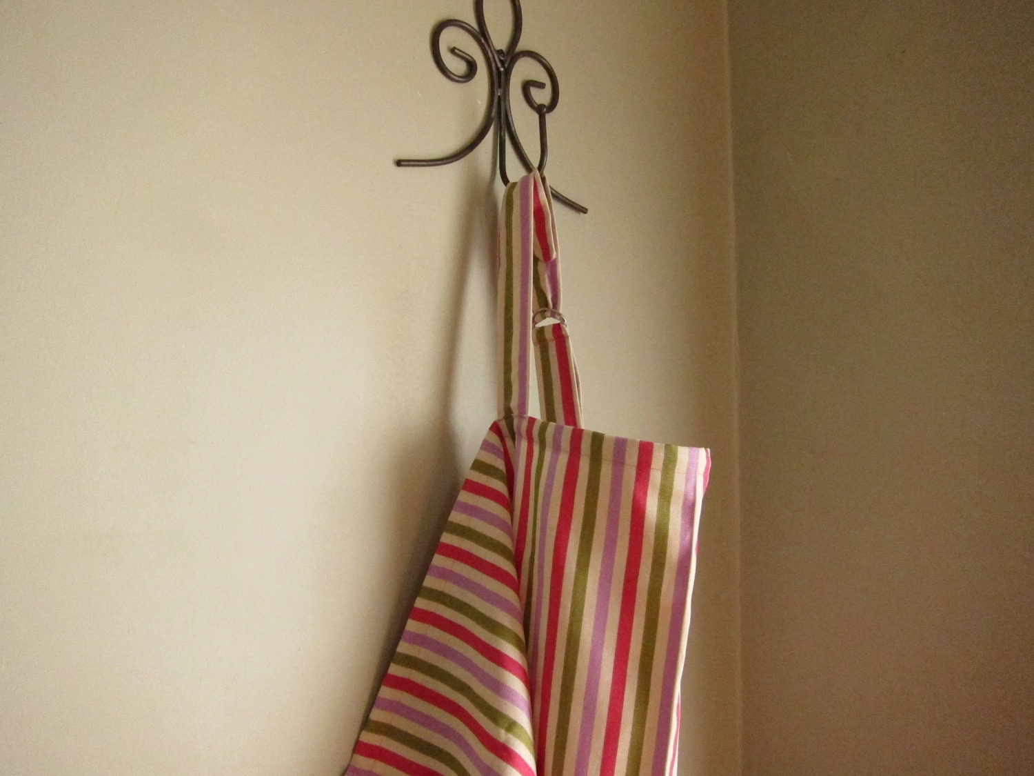 Nursing Cover with Adjustable Straps - Bright Striped Print