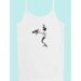 Margarita, The Little Mermaid (100% White cotton tank top with vintage little mermaid print)