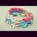 Custom Listing for Kristina Mitso.  Neon Cord Skull Friendship Bracelet. In Neon Pink, Green or Blue.