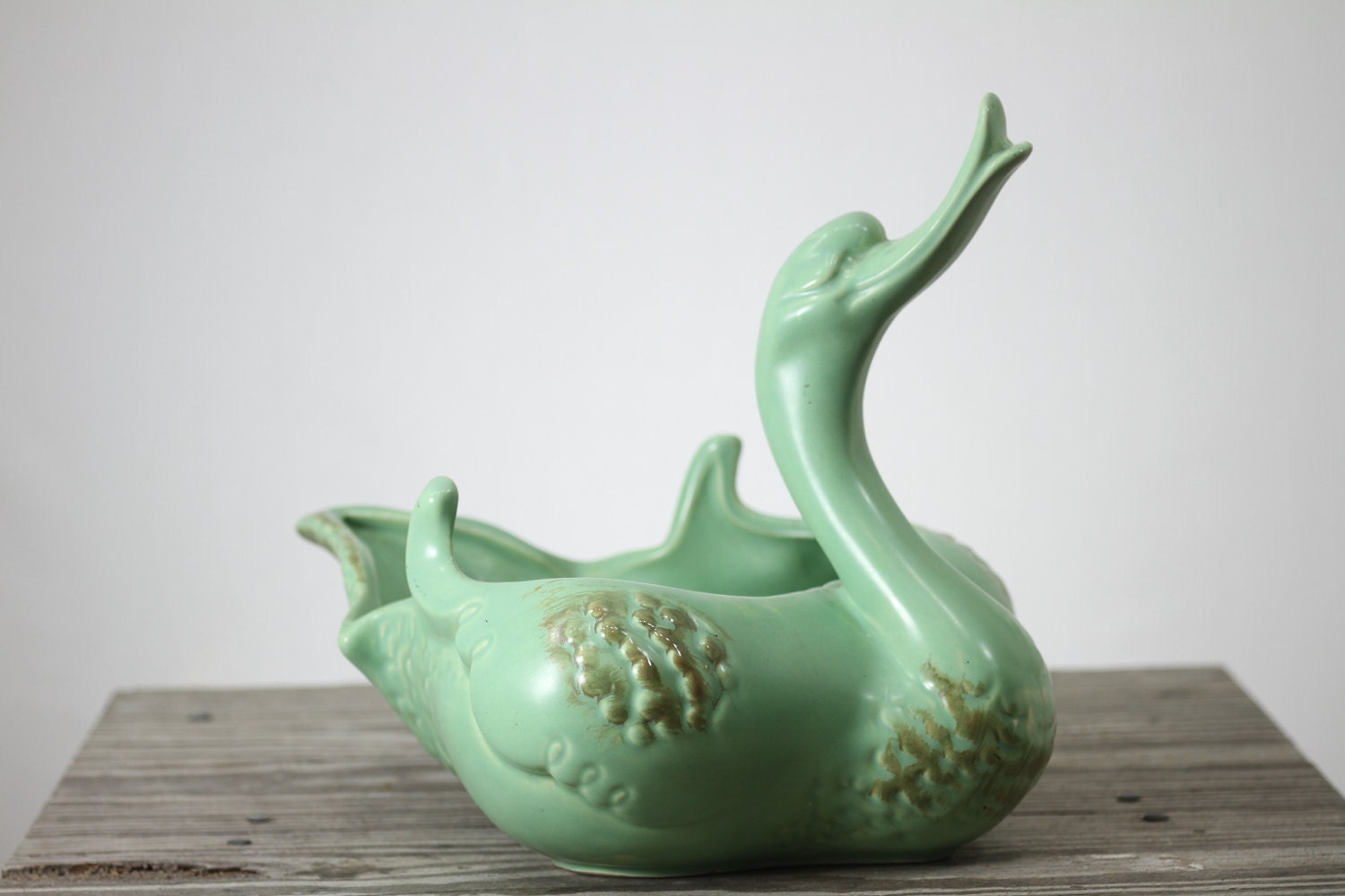 USA Green Bird Planter