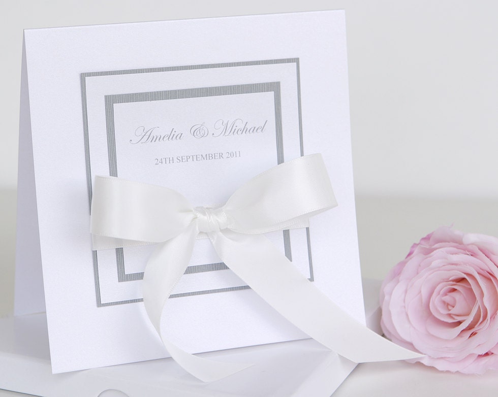 Wedding Invitation The 'Charlotte'.