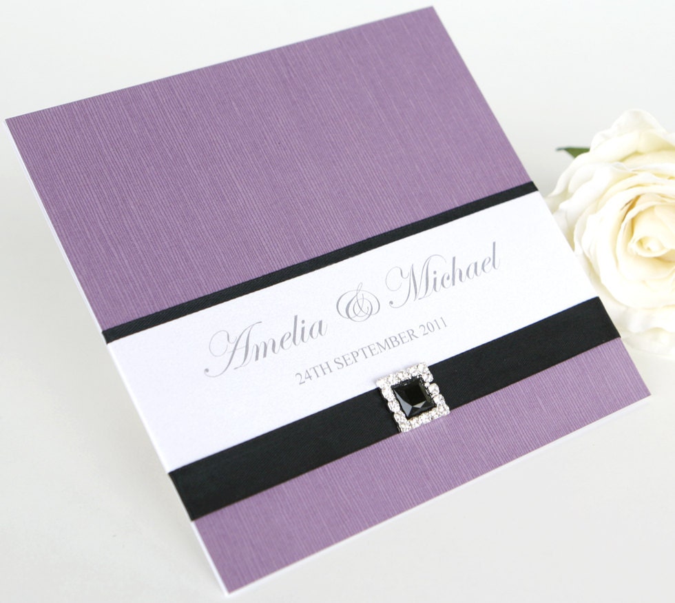 Wedding invitation The 'Chelsea'