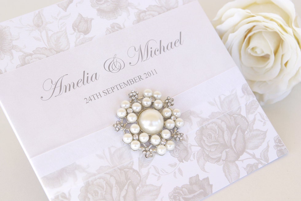 Wedding Invitation The 'Elizabeth'
