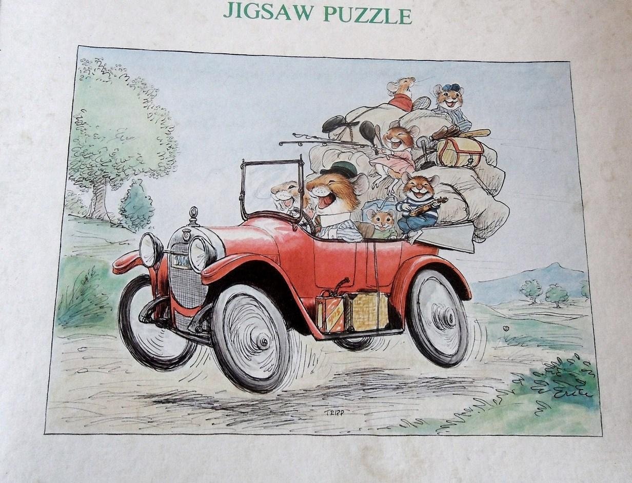 1977 Pawprints Jigsaw Puzzle 500 Piece - Wallace Tripp, Illustrator