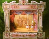 Jill Dianne Dollhouse Victorian Tabletop Ballet Theatre - JillDianneArt