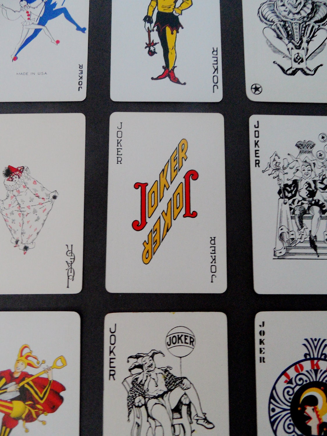 Vintage 1950's Joker Playing Cards - READY TO SHIP