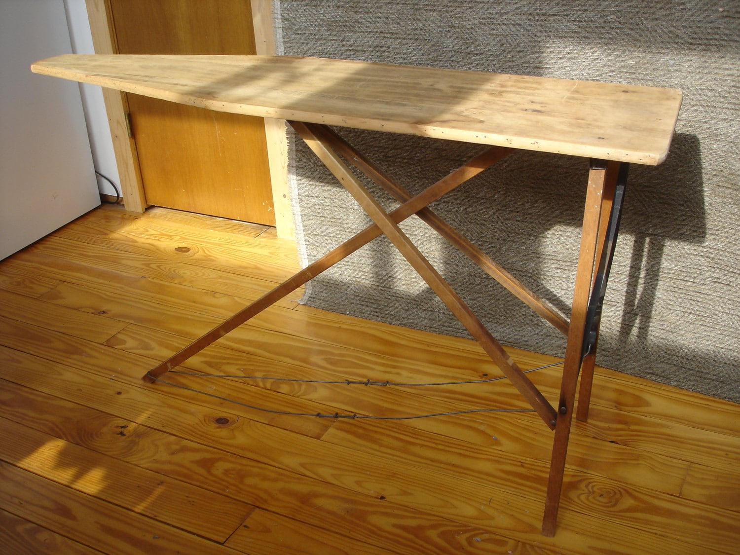 Vintage Wooden Ironing Board by jmblossom on Etsy